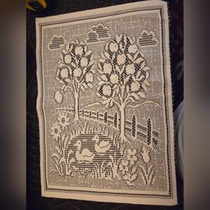 VGUC VTG Lot Of 2 Placemats 22" x 16"